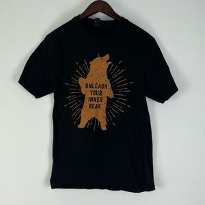 Unleash your inner bear T-Shit Black Size XS District